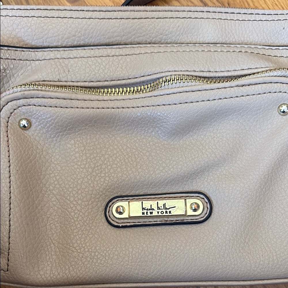 Nicola miller New York Beige Leather Women's Bag